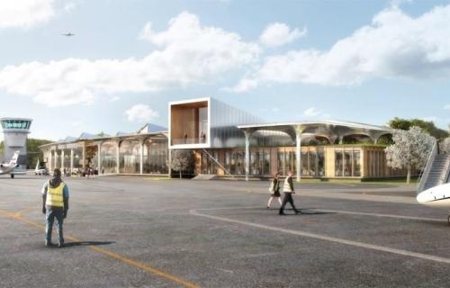 Vu extérieur de l' AÉROGARE DE DEAUVILLE-NORMANDIE