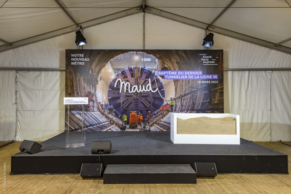 ligne 16 grand paris express métro parisien Razel Bec