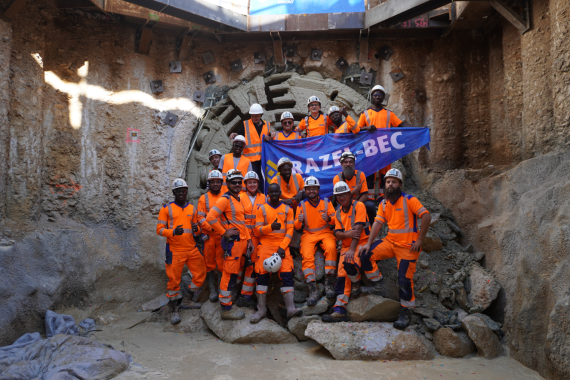 Groupe photo tunelier