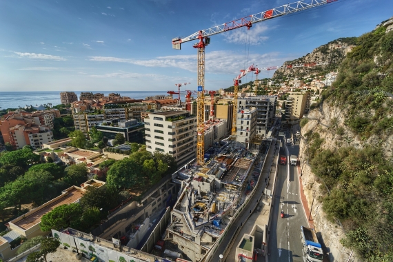 Ilot Pasteur chantier Razel Bec Monaco