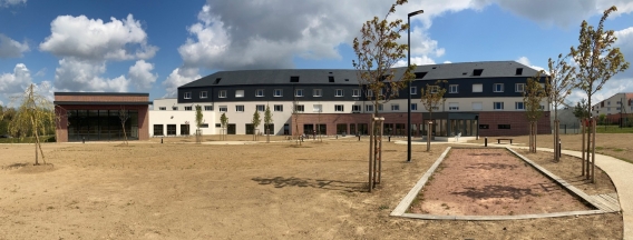 Clinique psychiatrique Les Boucles de Seine à Yvetot, Seine-Maritime (76), Normandie - conception et réalisation Espace Engineering Fayat, contractant général et maître d'œuvre
