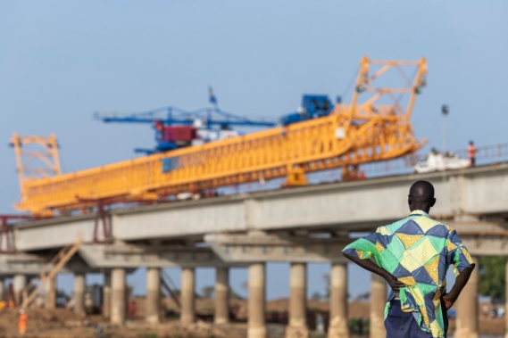 Razel-Bec Pont sur le Logone Frontiere Tchad Cameroun