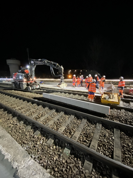 Les collaborateurs sur la gare