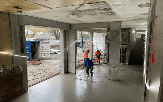 Photo chantier en cours Jean Zay Lille