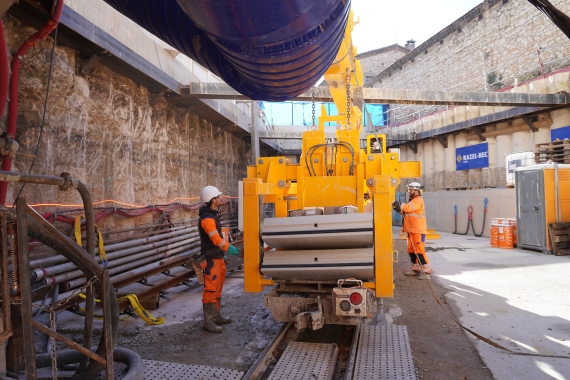 Razel-Bec Réunion chantier Cadereaux de Nîmes