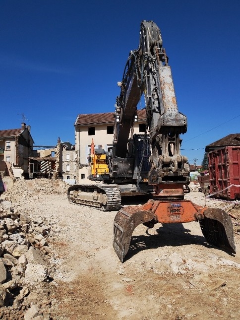Démolition sur la place Pierre Sémard Razel-Bec