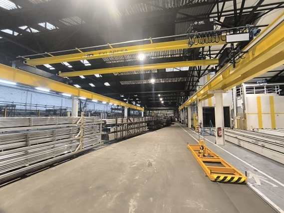 Chemin de roulement avec structure autoportante