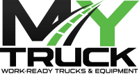 my truck vert logo white.png