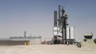 centrale d'enrobés discontinue Marini