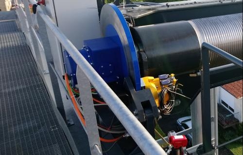 Gros plan frein palan ultra s&eacute;curis&eacute;