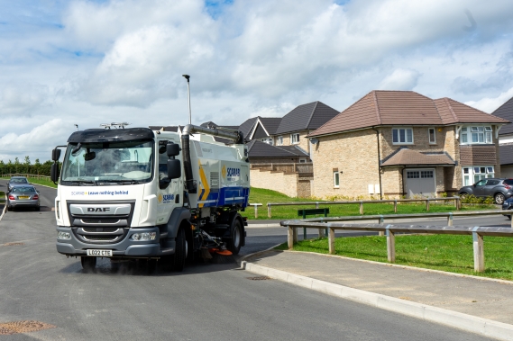 Magnum 72 truck-mounted sweeper.