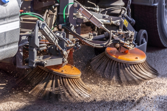 Magnum 82 truck-mounted sweeper.