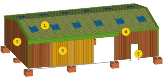b&acirc;timent agricole visualisation