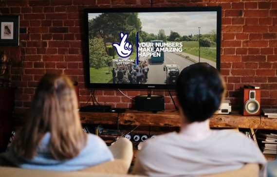RAVO R1 on the National Lottery Advert