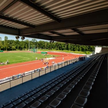 Tribune du terrain de tenis