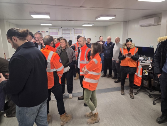 Visite du Comex