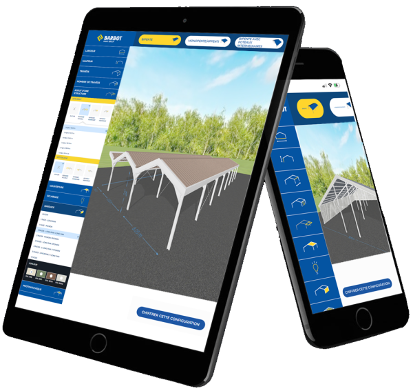 configurateur de charpente m&eacute;tal