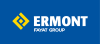 Logo Ermont blanc fond bleu