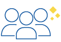 pictogramme trois collaborateurs